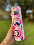 Horror doll sublimation tumbler