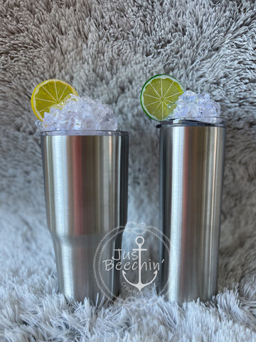 Custom Tumbler with ice top lid