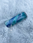 Blue/Teal Milky way tumbler-SEE ITEM DESCRIPTION