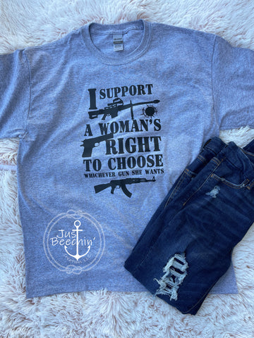 Support a woman’s right to choose