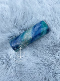 Blue/Teal Milky way tumbler-SEE ITEM DESCRIPTION