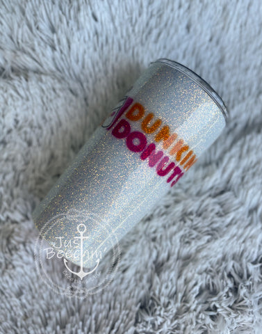 Coffee and Donut  tumbler-SEE ITEM DESCRIPTION