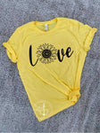 Love-sunflower shirt